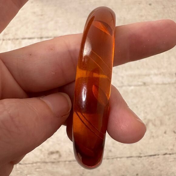 Vintage 60s Mix Material Bundle Of 6 Stack Bangles - Picture 4 of 8